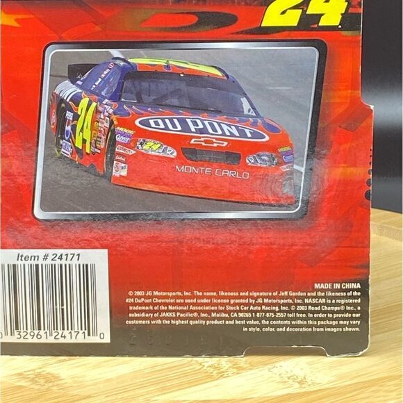 2003 6” figure of NASCAR’s Jeff Gordon w/championship trophy and helmet - Picture 6 of 8